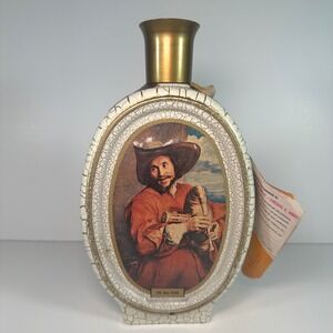 Jim Beam Choice Decanter Van Dyck The Bag Piper Masters Edition Crackle Glaze